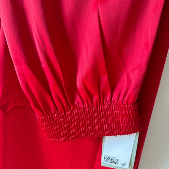 NWT H&M High Waist Satin Pants - Picture 5 of 6